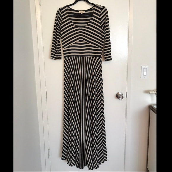 Anthropologie Stripped Maxi Dress - Picture 3 of 4